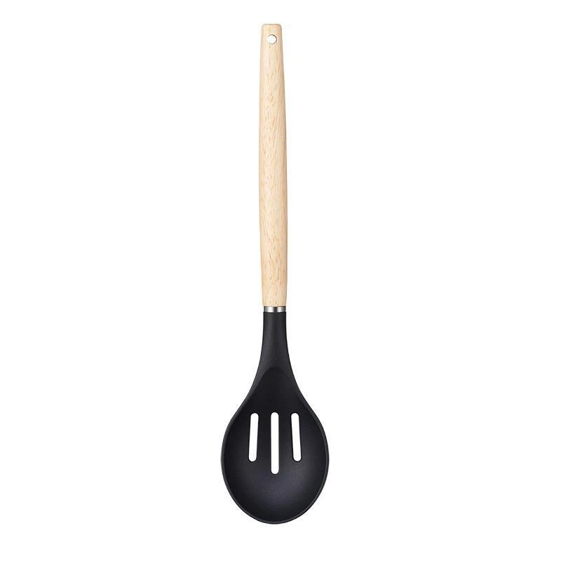 ladle with wood handle