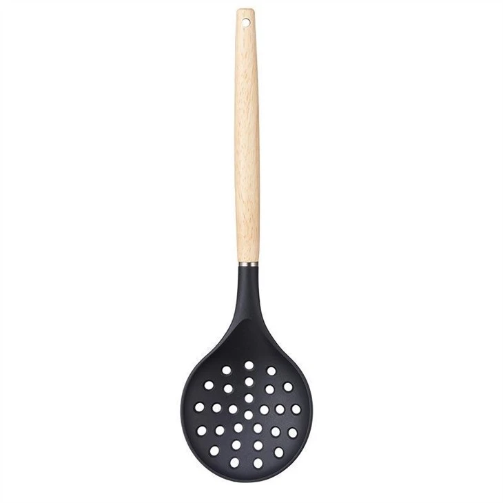Silicone Ladle Set With Wood Handle