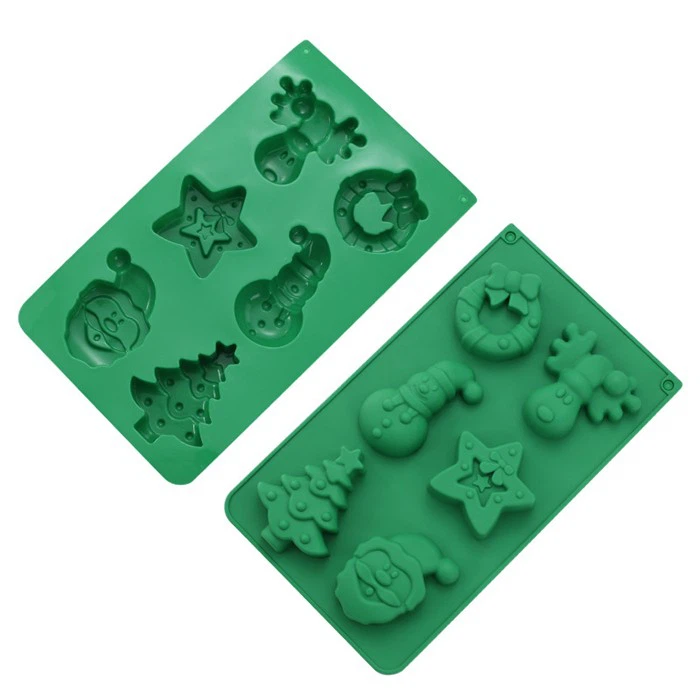 Snowflake Tree Silicone Soap Molds